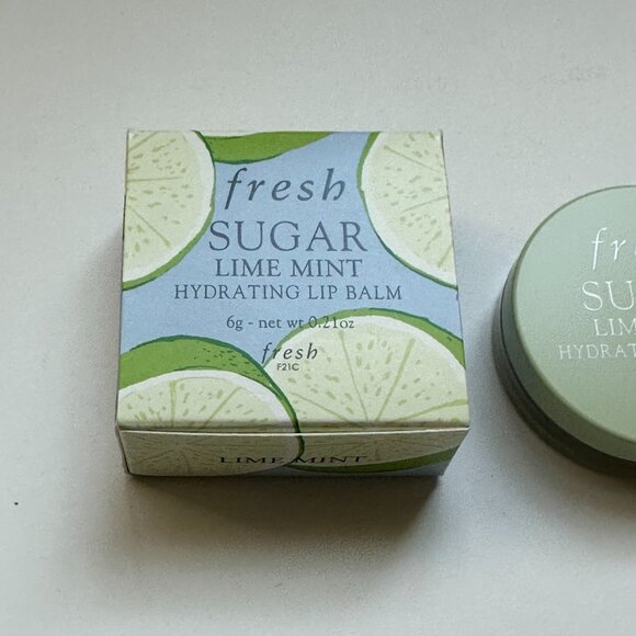 Fresh Sugar Hydrating Lip Balm | Lime Mint | Rare! - Picture 6 of 6